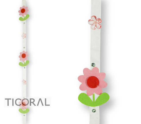 MOVIL COLGANTE TIRA DE FLORES x 1